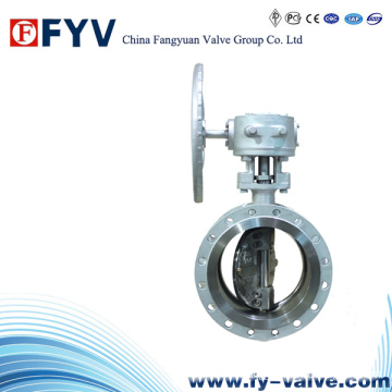 Wafer Type Cast Steel Metal Seat Butterfly Valves